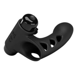 Comprar PRETTY LOVE - ORLANDO FUNDA DE DEDO VIBRADOR NEGRO al mejor precio - Envíos Discretos
