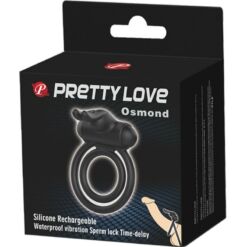 Comprar PRETTY LOVE - OSMOND ANILLO VIBRADOR DE SILICONA al mejor precio - Envíos Discretos