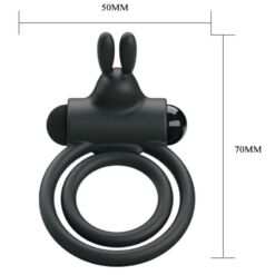 Comprar PRETTY LOVE - OSMOND ANILLO VIBRADOR DE SILICONA al mejor precio - Envíos Discretos