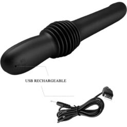 Comprar PRETTY LOVE - PAZUZU VIBRADOR 3 MODOS DE EMPUJE NEGRO al mejor precio - Envíos Discretos