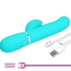 Comprar PRETTY LOVE - PERLITA VIBRADOR PUNTO G 3 EN 1 MULTIFUNCIÓN VERDE AGUA al mejor precio - Envíos Discretos