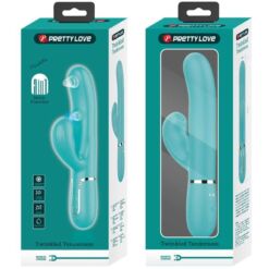 Comprar PRETTY LOVE - PERLITA VIBRADOR PUNTO G 3 EN 1 MULTIFUNCIÓN VERDE AGUA al mejor precio - Envíos Discretos