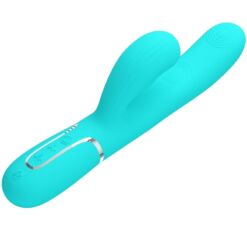 Comprar PRETTY LOVE - PERLITA VIBRADOR PUNTO G 3 EN 1 MULTIFUNCIÓN VERDE AGUA al mejor precio - Envíos Discretos