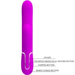 Comprar PRETTY LOVE - PERLITA VIBRADOR PUNTO G 3 EN 1 MULTIFUNCIÓN VIOETA al mejor precio - Envíos Discretos
