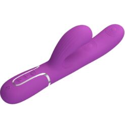 Comprar PRETTY LOVE - PERLITA VIBRADOR RABBIT MULTIFUNCIÓN 3 EN 1 MORADO al mejor precio - Envíos Discretos
