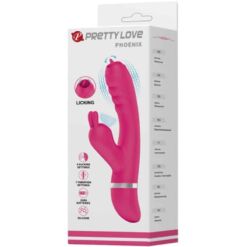 Comprar PRETTY LOVE - PHOENIX VIBRADOR RABBIT MULTIFUNCIÓN ROSA al mejor precio - Envíos Discretos