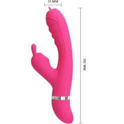 Comprar PRETTY LOVE - PHOENIX VIBRADOR RABBIT MULTIFUNCIÓN ROSA al mejor precio - Envíos Discretos