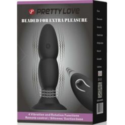 Comprar PRETTY LOVE - PLUG VIBRADOR Y ROTACIÓN POR CONTROL REMOTO al mejor precio - Envíos Discretos