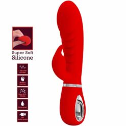 Comprar PRETTY LOVE - PRESCOTT VIBRADOR PUNTO G MULTIFUNCIÓN ROJO al mejor precio - Envíos Discretos