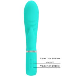 Comprar PRETTY LOVE - PRESCOTT VIBRADOR PUNTO G MULTIFUNCIÓN VERDE AGUA al mejor precio - Envíos Discretos