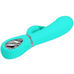 Comprar PRETTY LOVE - PRESCOTT VIBRADOR PUNTO G MULTIFUNCIÓN VERDE AGUA al mejor precio - Envíos Discretos