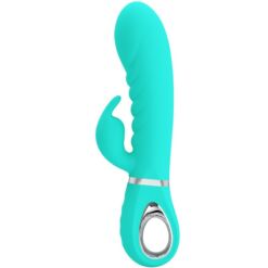 Comprar PRETTY LOVE - PRESCOTT VIBRADOR PUNTO G MULTIFUNCIÓN VERDE AGUA al mejor precio - Envíos Discretos