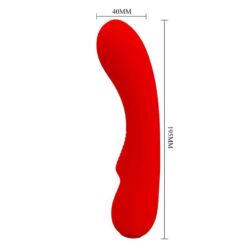 Comprar PRETTY LOVE - PRESCOTT VIBRADOR RECARGABLE ROJO al mejor precio - Envíos Discretos
