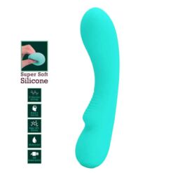 Comprar PRETTY LOVE - PRESCOTT VIBRADOR RECARGABLE VERDE AGUA al mejor precio - Envíos Discretos