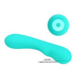 Comprar PRETTY LOVE - PRESCOTT VIBRADOR RECARGABLE VERDE AGUA al mejor precio - Envíos Discretos