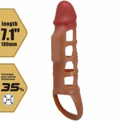 Comprar PRETTY LOVE - PRESTON FUNDA PARA PENE CON VIBRACIÓN DE 18 CM al mejor precio - Envíos Discretos