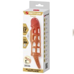 Comprar PRETTY LOVE - PRESTON FUNDA PARA PENE CON VIBRACIÓN DE 18 CM al mejor precio - Envíos Discretos