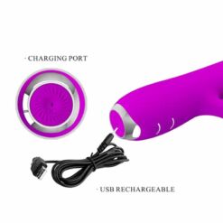 Comprar PRETTY LOVE - RACHEL VIBRADOR RECARGABLE CON ONDAS ESTIMULADORAS MORADO al mejor precio - Envíos Discretos