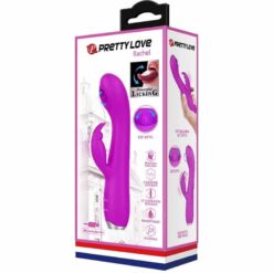 Comprar PRETTY LOVE - RACHEL VIBRADOR RECARGABLE CON ONDAS ESTIMULADORAS MORADO al mejor precio - Envíos Discretos