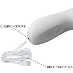 Comprar PRETTY LOVE - REESE VIBRADOR CON ROTACIÓN PLATEADO al mejor precio - Envíos Discretos
