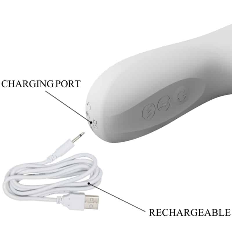 PRETTY LOVE - REESE VIBRADOR CON ROTACIÓN PLATEADO - piKanteo | Despierta tu lado más piKante Comprar PRETTY LOVE - REESE VIBRADOR CON ROTACIÓN PLATEADO al mejor precio - Envíos Discretos