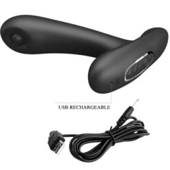 Comprar PRETTY LOVE - REMINGTON MASAJEADOR VIBRADOR ANAL Y VAGINAL NEGRO al mejor precio - Envíos Discretos