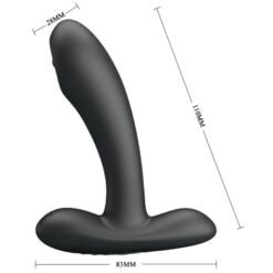 Comprar PRETTY LOVE - REMINGTON MASAJEADOR VIBRADOR ANAL Y VAGINAL NEGRO al mejor precio - Envíos Discretos