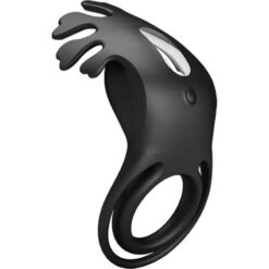 Comprar PRETTY LOVE - RUBEN ANILLO VIBRADOR 7 VIBRACIONES SILICONA NEGRO al mejor precio - Envíos Discretos