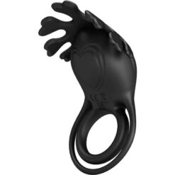 Comprar PRETTY LOVE - RUBEN ANILLO VIBRADOR 7 VIBRACIONES SILICONA NEGRO al mejor precio - Envíos Discretos