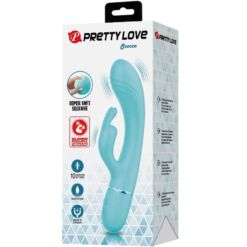 Comprar PRETTY LOVE - SCOCCO VIBRADOR RABBIT TURQUESA al mejor precio - Envíos Discretos