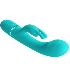 Comprar PRETTY LOVE - SCOCCO VIBRADOR RABBIT TURQUESA al mejor precio - Envíos Discretos