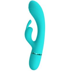 Comprar PRETTY LOVE - SCOCCO VIBRADOR RABBIT TURQUESA al mejor precio - Envíos Discretos