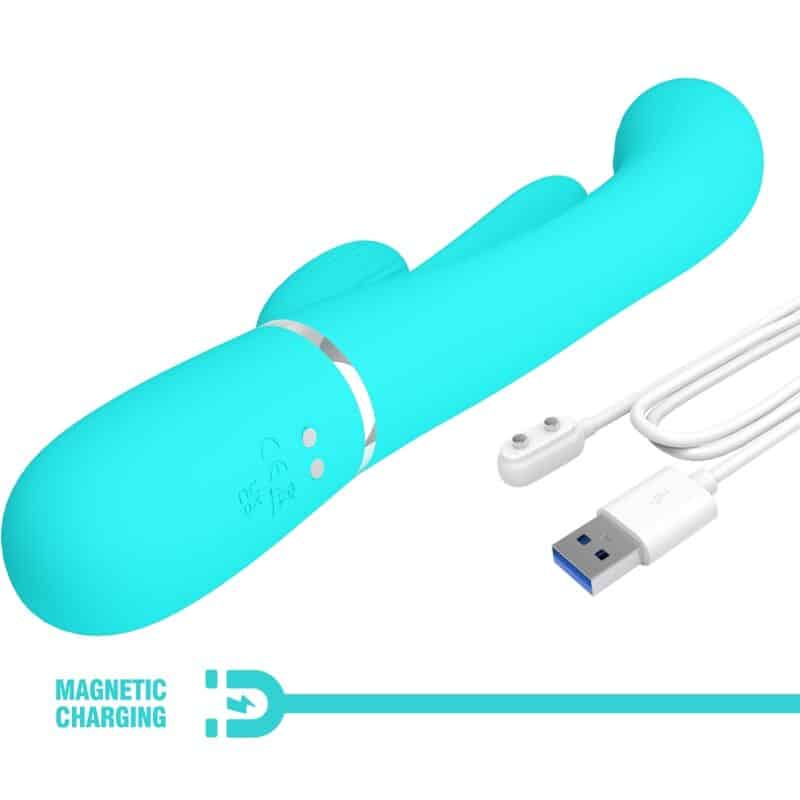 PRETTY LOVE - SHANIA TRIPLE VIBRADOR RABBIT MULTIFUNCIÓN 3 EN 1 - piKanteo | Despierta tu lado más piKante Comprar PRETTY LOVE - SHANIA TRIPLE VIBRADOR RABBIT MULTIFUNCIÓN 3 EN 1 al mejor precio - Envíos Discretos
