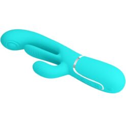 Comprar PRETTY LOVE - SHANIA TRIPLE VIBRADOR RABBIT MULTIFUNCIÓN 3 EN 1 al mejor precio - Envíos Discretos