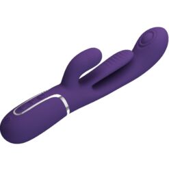 Comprar PRETTY LOVE - SHANIA TRIPLE VIBRADOR RABBIT MULTIFUNCIÓN MORADO al mejor precio - Envíos Discretos