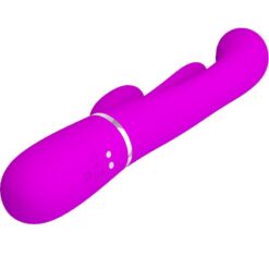 Comprar PRETTY LOVE - SHANIA TRIPLE VIBRADOR RABBIT MULTIFUNCIÓN ROSA al mejor precio - Envíos Discretos