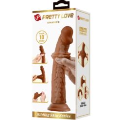 Comprar PRETTY LOVE - SHARIFE DILDO REALÍSTICO 25 CM MULATO al mejor precio - Envíos Discretos