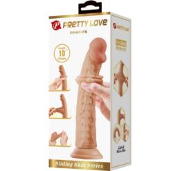Comprar PRETTY LOVE - SHARIFE DILDO REALÍSTICO 25 CM NATURAL al mejor precio - Envíos Discretos