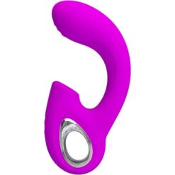 Comprar PRETTY LOVE - SIBEL VIBRADOR PUNTO G + ESTIMULADOR CLÍTORIS 10 VIBRACIONES MORADO al mejor precio - Envíos Discretos