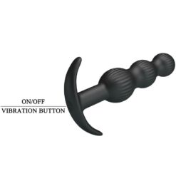 Comprar PRETTY LOVE - SIDNEY VIBRADOR ANAL 10 VIBRACIONES NEGRO al mejor precio - Envíos Discretos