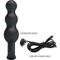 Comprar PRETTY LOVE - SIDNEY VIBRADOR ANAL 10 VIBRACIONES NEGRO al mejor precio - Envíos Discretos