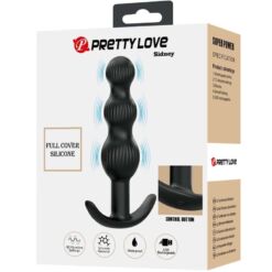 Comprar PRETTY LOVE - SIDNEY VIBRADOR ANAL 10 VIBRACIONES NEGRO al mejor precio - Envíos Discretos