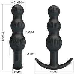 Comprar PRETTY LOVE - SIDNEY VIBRADOR ANAL 10 VIBRACIONES NEGRO al mejor precio - Envíos Discretos