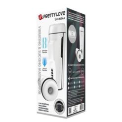 Comprar PRETTY LOVE - SIENNA MASTURBADOR MASCULINO CON VIBRACIÓN VOZ Y ONDAS ESTIMULADORAS al mejor precio - Envíos Discretos