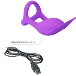Comprar PRETTY LOVE - SILAS ANILLO VIBRADOR 7 VIBRACIONES SILICONA LILA al mejor precio - Envíos Discretos