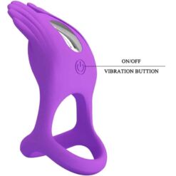 Comprar PRETTY LOVE - SILAS ANILLO VIBRADOR 7 VIBRACIONES SILICONA LILA al mejor precio - Envíos Discretos