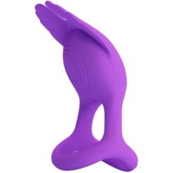 Comprar PRETTY LOVE - SILAS ANILLO VIBRADOR 7 VIBRACIONES SILICONA LILA al mejor precio - Envíos Discretos