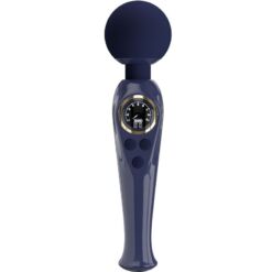 Comprar PRETTY LOVE - SKYLER VIBRADOR WAND AZUL al mejor precio - Envíos Discretos