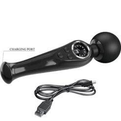 Comprar PRETTY LOVE - SKYLER VIBRADOR WAND NEGRO al mejor precio - Envíos Discretos