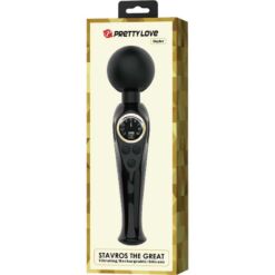 Comprar PRETTY LOVE - SKYLER VIBRADOR WAND NEGRO al mejor precio - Envíos Discretos